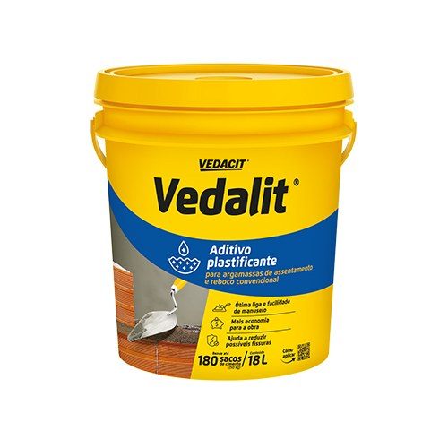PLASTIFICANTE ARGAMASSA 18L VEDALIT