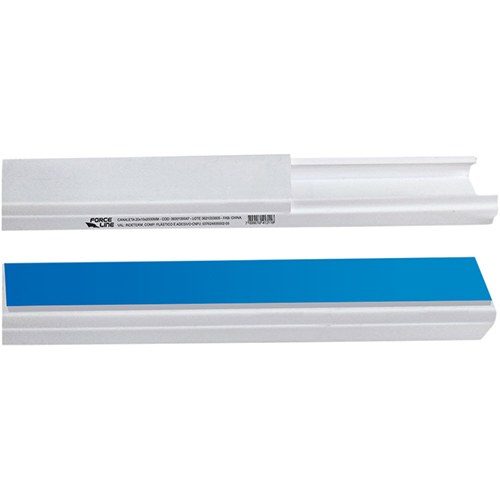 CANALETA SIST X C/DUPLA FACE 20 X 2MT BRANCO ILUMI