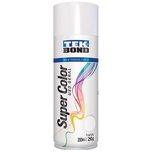 TINTA SPRAY 350ML BRANCO BRILHANTE TEKBOND