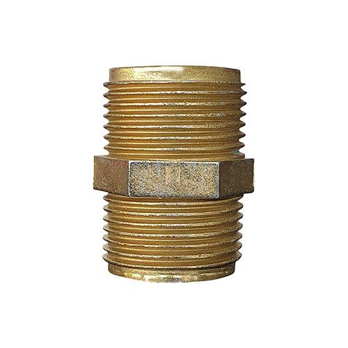 NIPLE AMARELO ZAMAC 3/4 X 3/4 ROSCA/ ROSCA GARDEN
