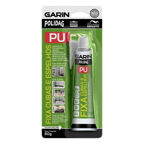 FIXA CUBA/ESPELHO 80G CINZA GARIN