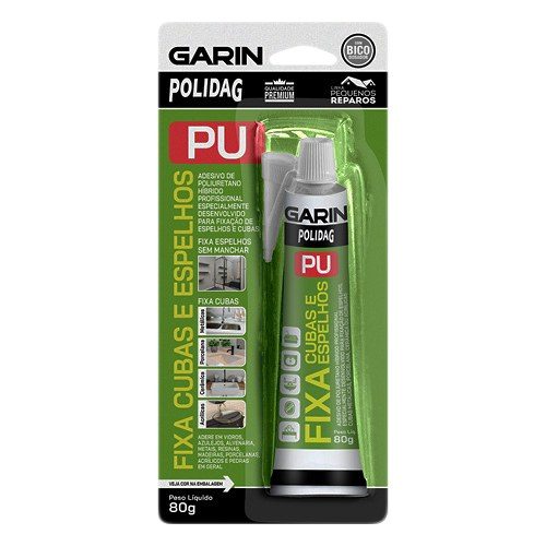 FIXA CUBA/ ESPELHO 80G PRETO GARIN