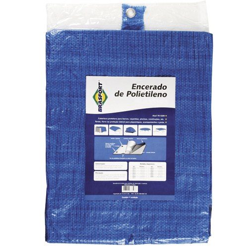 LONA CARRETEIRO 5 X 3 AZUL BRASFORT