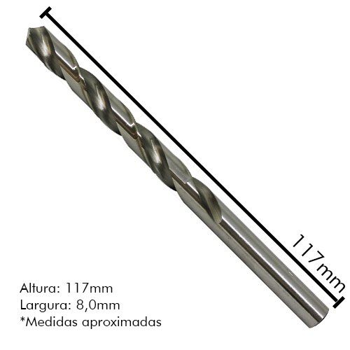 BROCA ACO RAPIDO 8,0MM IRWIN