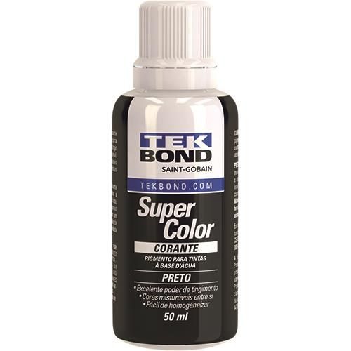 CORANTE LIQUIDO 50ML PRETO TEKBOND