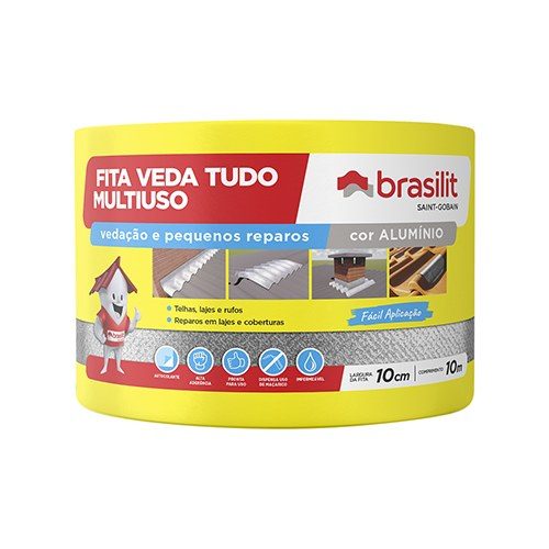 FITA VEDA TUDO 10CM C/ 10MT BRASILIT