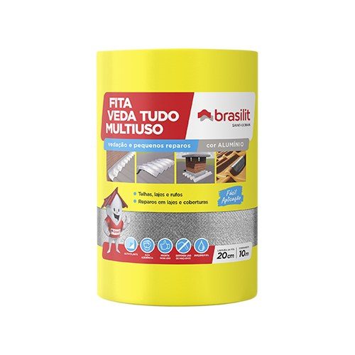 FITA VEDA TUDO 20CM C/ 10MT BRASILIT