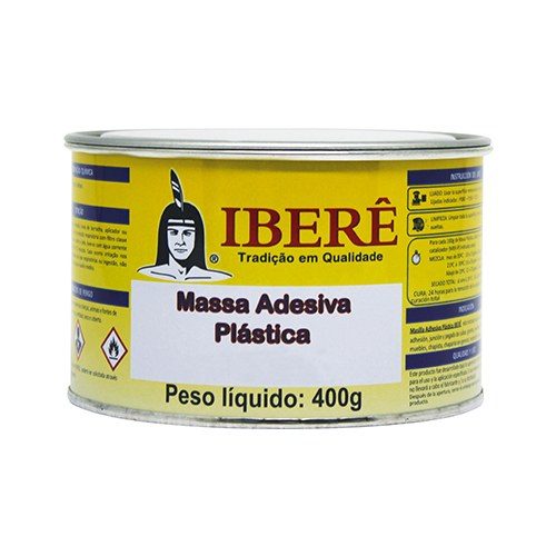 MASSA PLASTICA 400GR CINZA C/ CATALISADOR IBERE