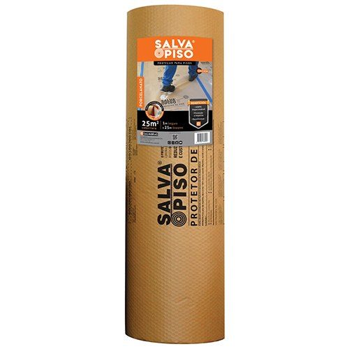 SALVA PISO 100 X 25M C/ BOLHA SALVABRAS