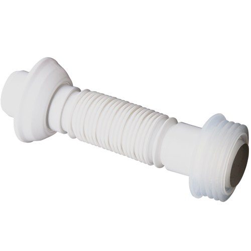 TUBO LIGACAO AJUSTAVEL 25CM BRANCO C/ BOLSA LUCONI