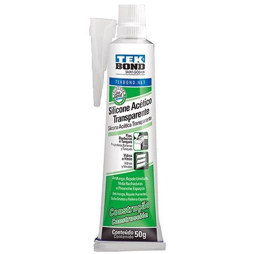 SILICONE ACETICO 50GR INCOLOR TEKBOND