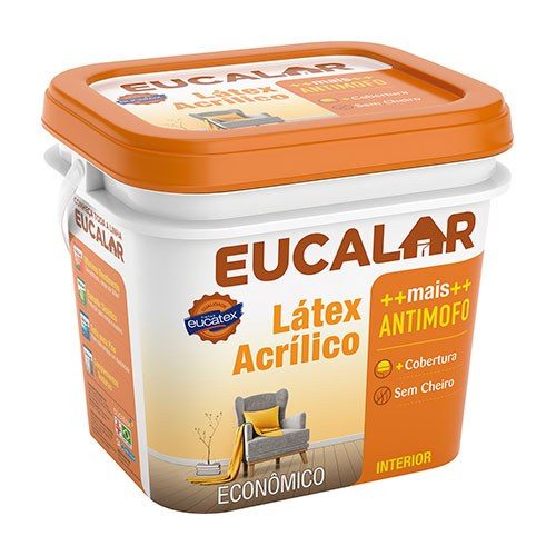 TINTA ACRILICA ECONOMICA 3,6L BRANCO EUCALAR EUCATEX