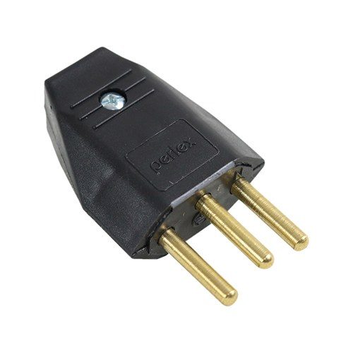 PINO MACHO 2P+T 20A PRETO PERFLEX