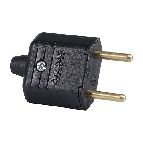PINO MACHO 2P 10A PRETO MARGIRUS